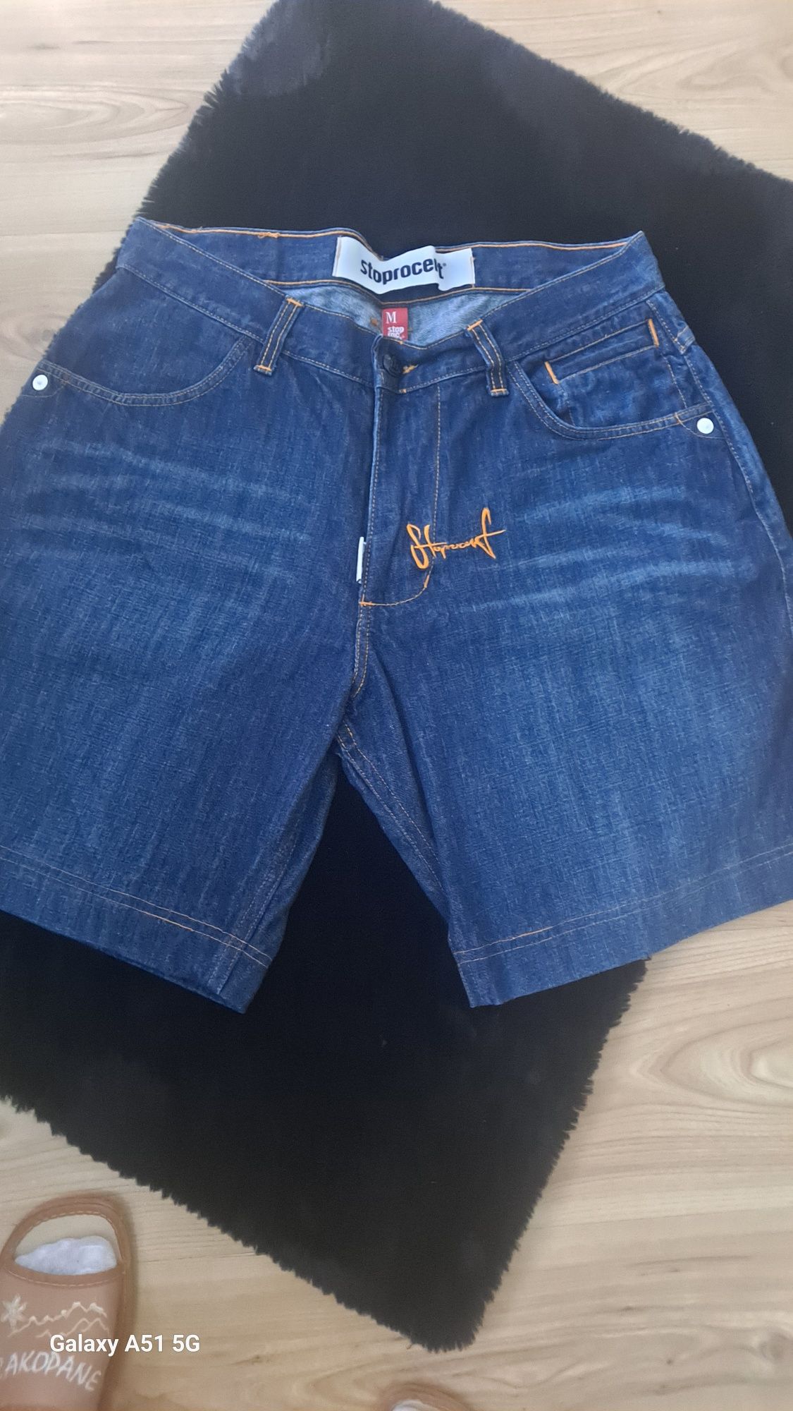 Bermudy jeansy Stoprocent męskie