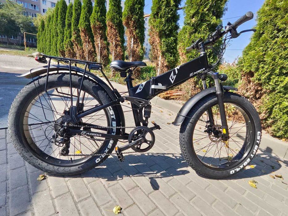 Електровелосипед фетбайк KAISDA K3 (500-1000Вт в піку; 10 А/год; 48 В)