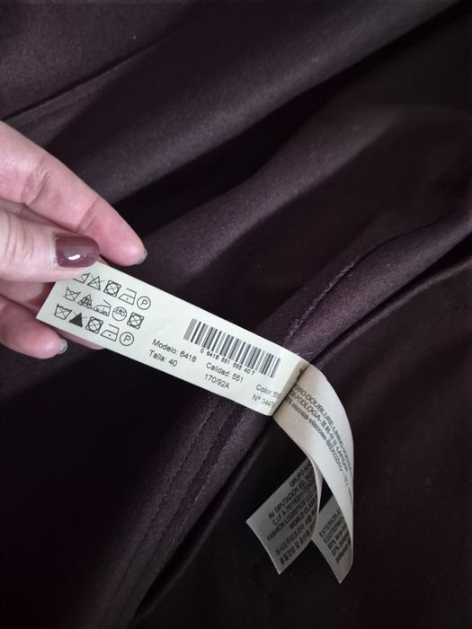 Płaszcz massimo dutti 40 z wełną