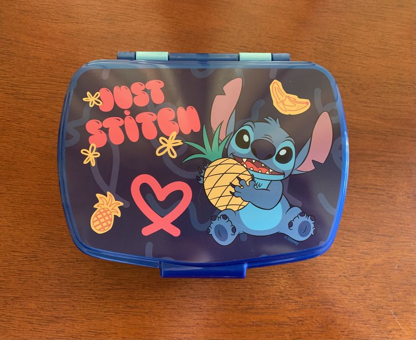 Stitch caneca, boneco, lancheira, garrafa, copo