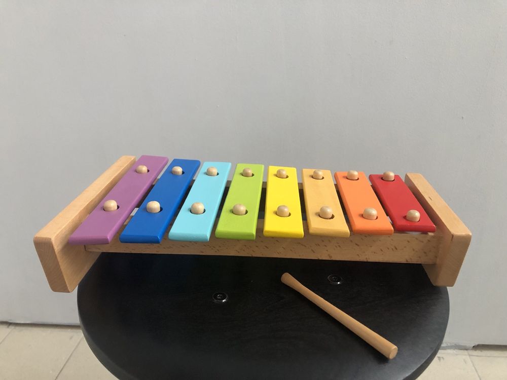Drewniane cymbałki ksylofon
