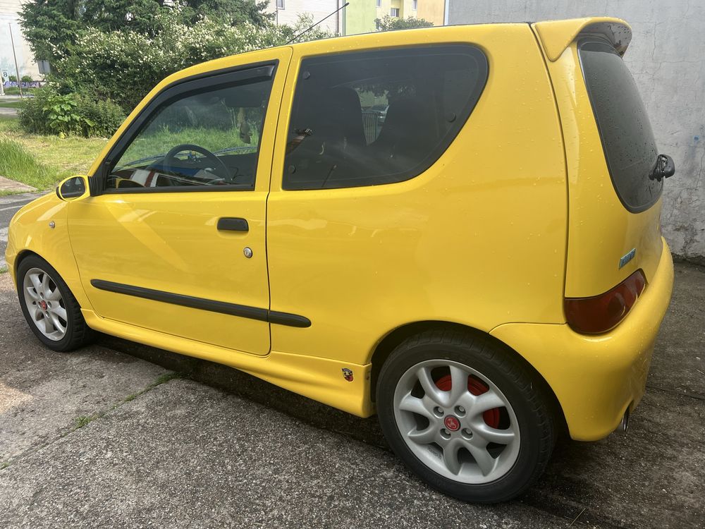 Seicento sporting Abarth 1.4 16v swap bi led giallo ginestra