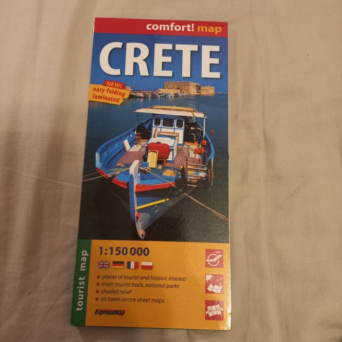 Mapa Kreta comfort map