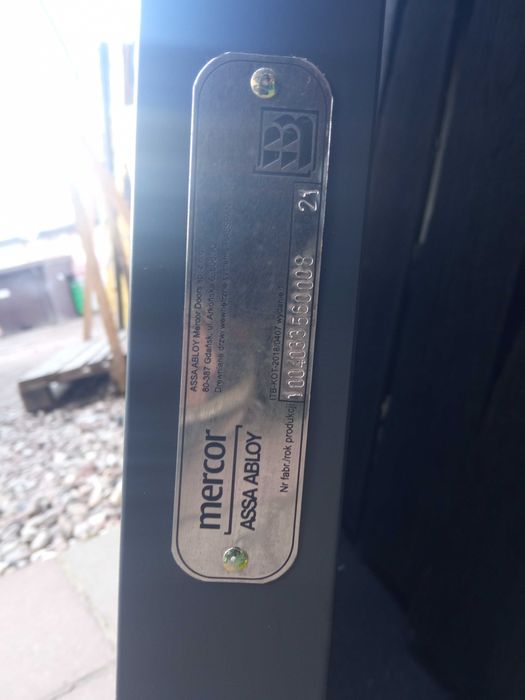 drzwi p-poż-antracyt-110cm,mocne