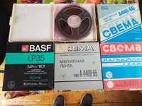 Плівка для бабінного магнітафона "BASF","Свема"