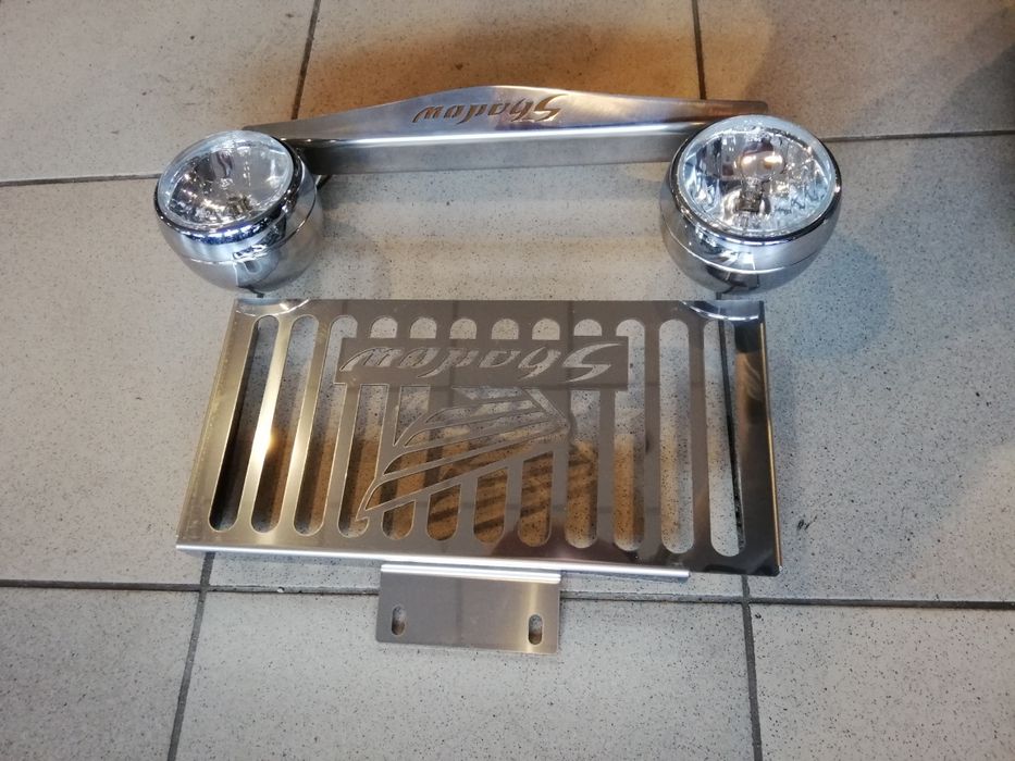 Lightbary lampy plus osłona chłodnicy Honda Shadow 125