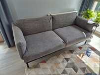 Sofa Ikea Applaryd 2-osobowa szaro-czarny