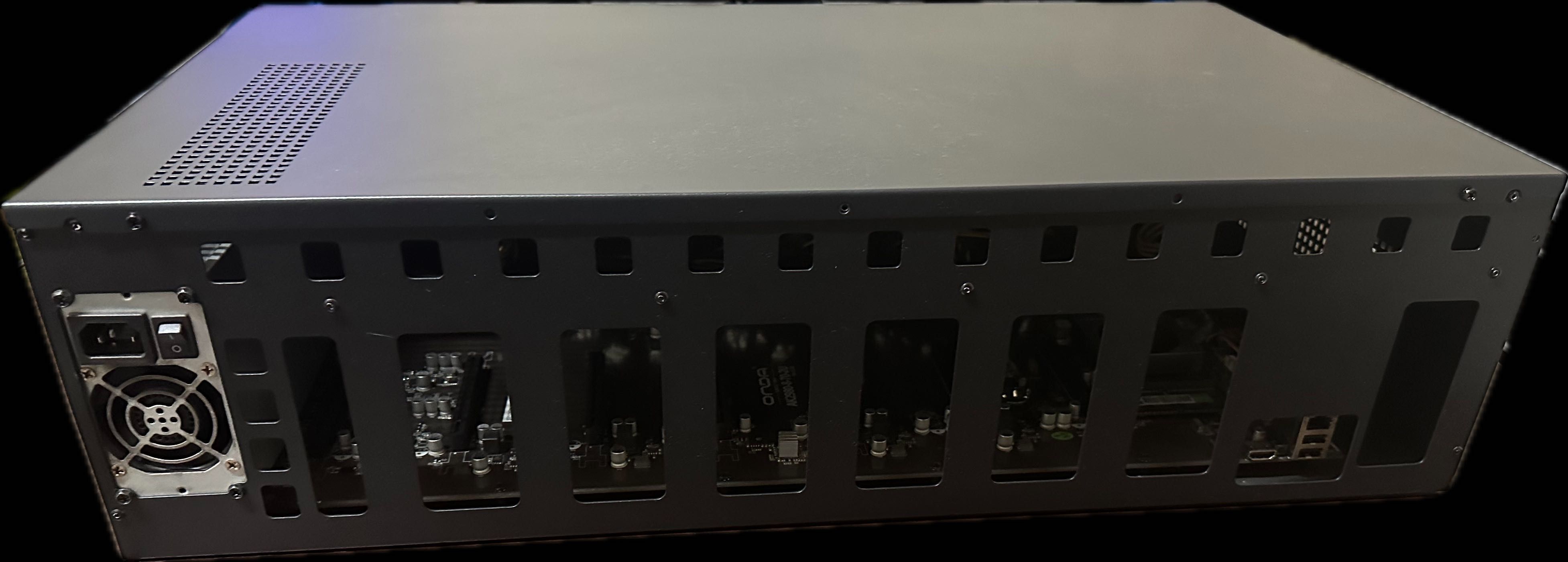 Rig de Mineração para 8 GPU