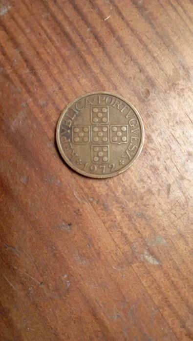 Moedas 50 centavos bronze Escudo português