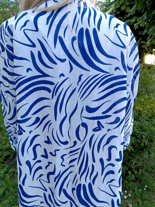 Koszula damska Primark maxi bawełna wzory owoce