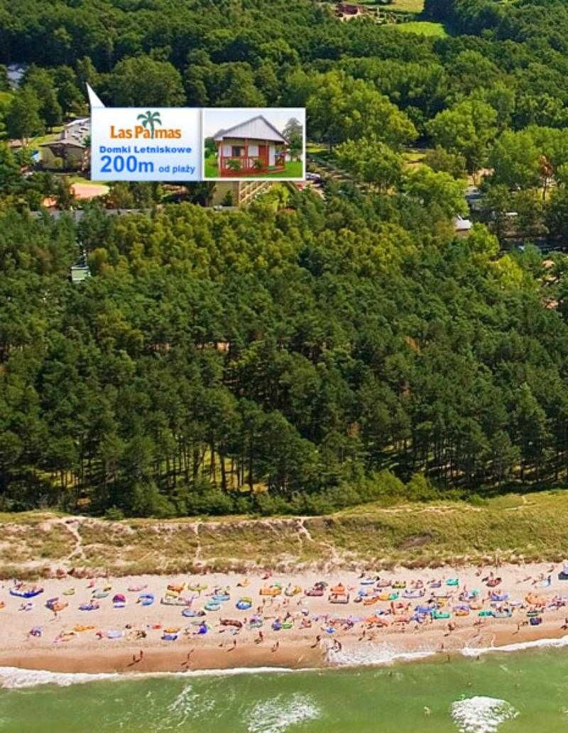 Domki Las Palmas blisko plaży w Dąbkach Uzdrowisku 200m do plaży