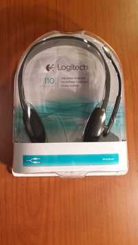 Auriculares com microfone Logitech H110 - Novos nunca usados