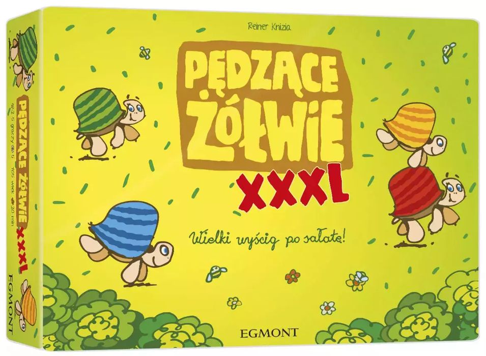Pędzące żółwie XXXL. Egmont - gry