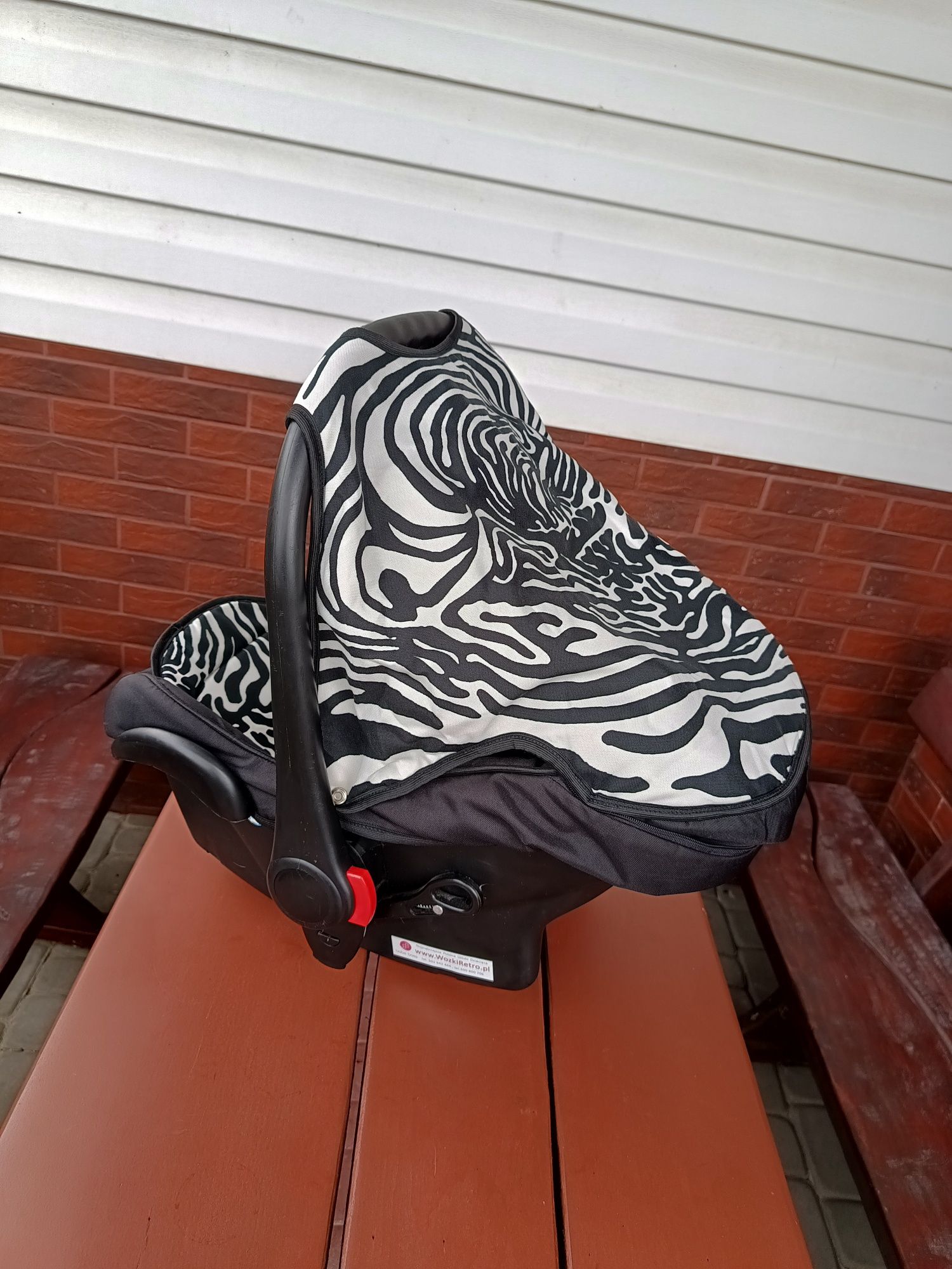 Wózek Retro Zebra 3w1
