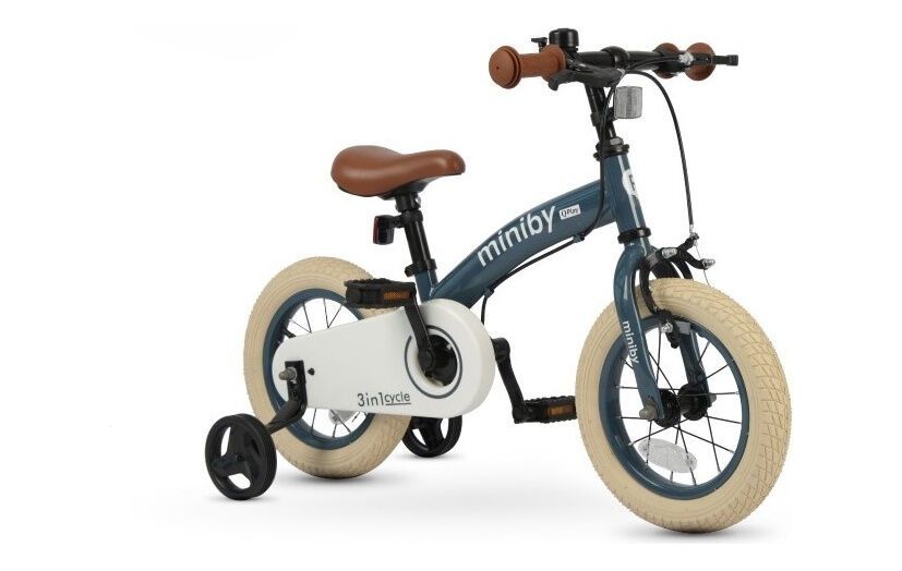 Велосипед - велобег 3in1 Q PLAY MINIBY,колеса 14,съёмные педали