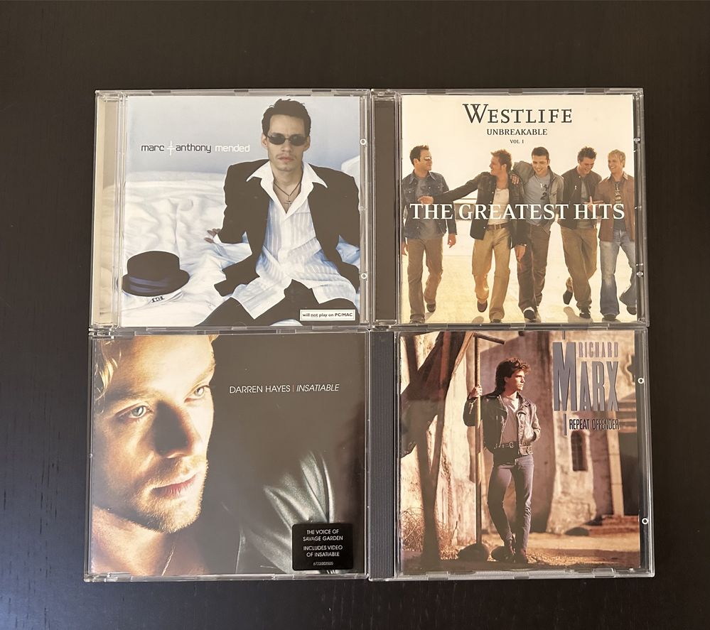 CDs - Westlife, Marc Anthony, Richard Marx, Darren Hayes