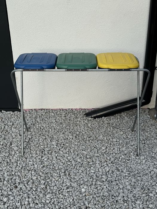 Stojak na worki do segregacji śmieci stelaż kosz na śmieci