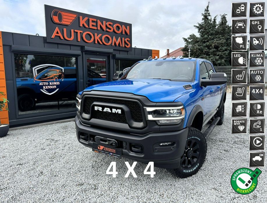 RAM 2500 POWER WAGON, Zarejestrowany na KAT B, Wyciągarka, Kamera 360, LED, HAK