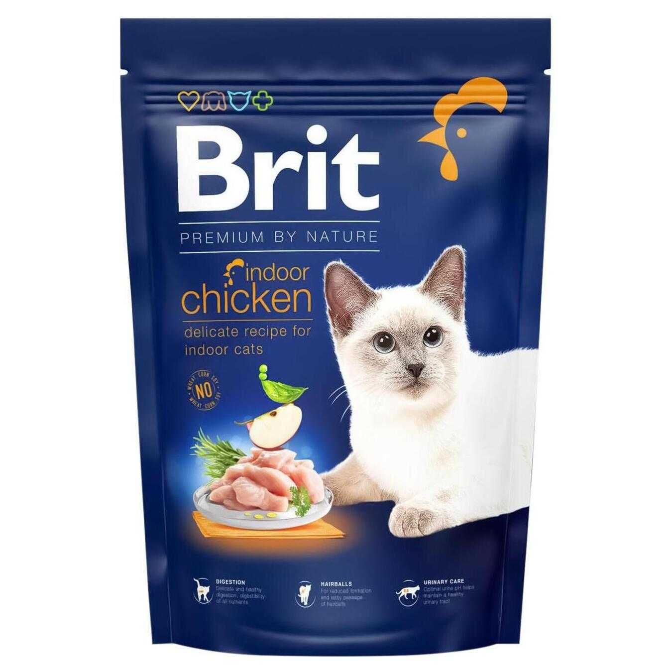 Корм для кота 1.5 кг Brit Premium by Nature Cat Indoor Chicken