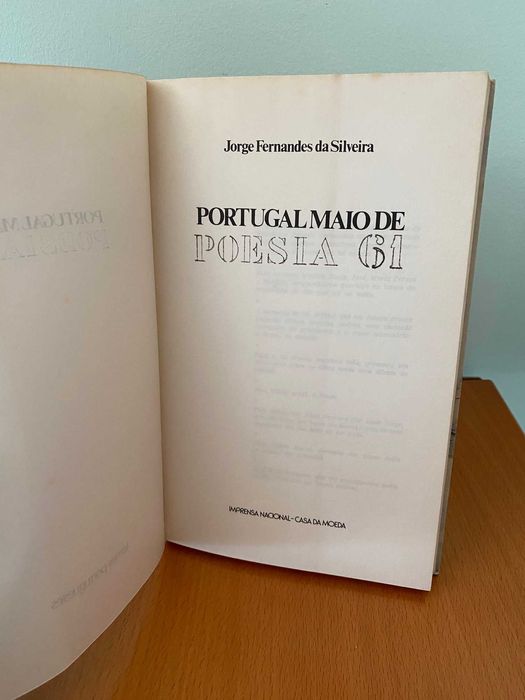 Portugal Maio de 61 - Poesia 61 - Jorge Fernandes da Silveira