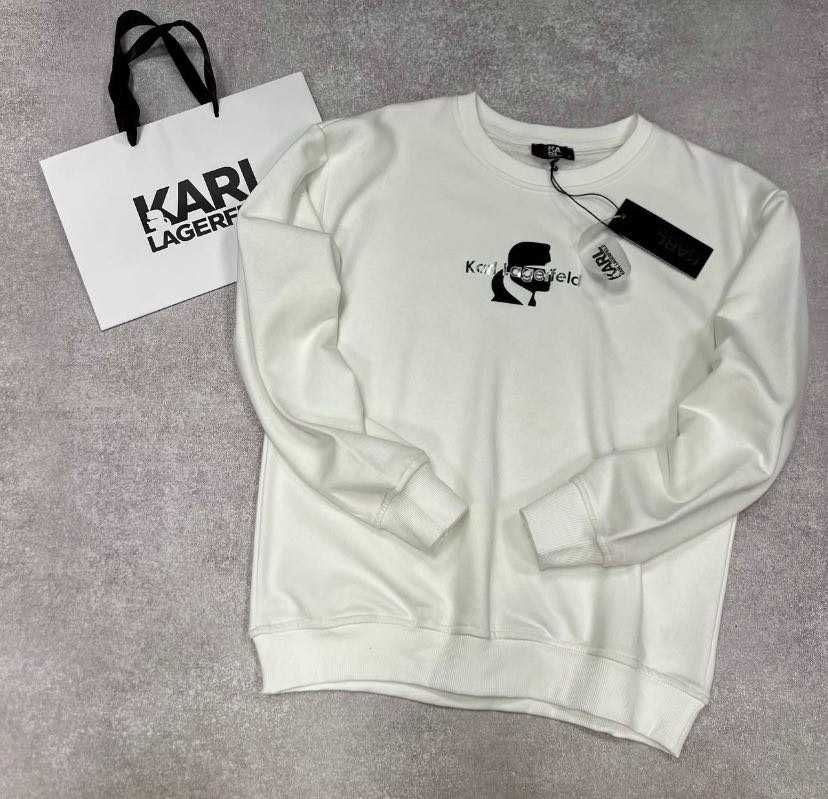 ЖЕНСКИЙ СВИТШОТ на Подарок Karl Lagerfeld Карл лягерфильд унисекс муж.
