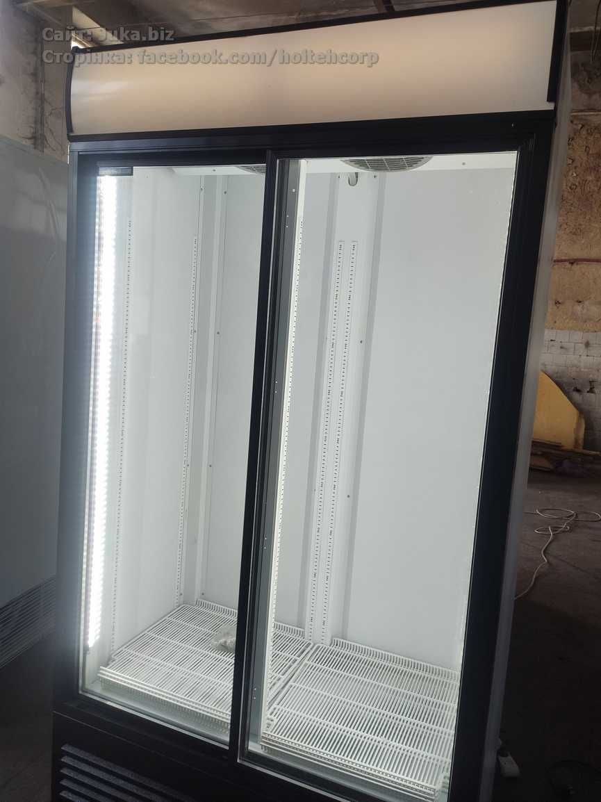 Холодильна шафа вітрина UBC Superlarge AB 1300л чорний, Є сервіс!