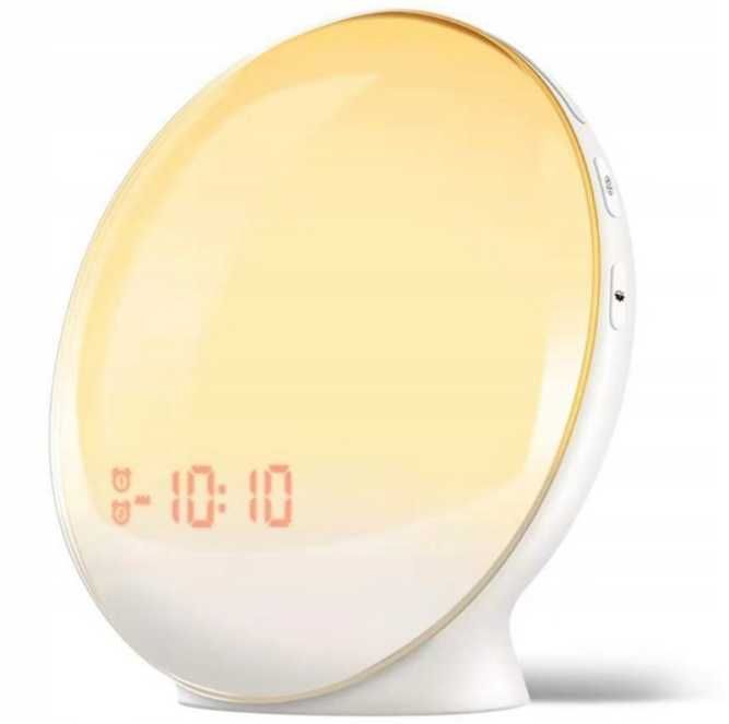 Cyfrowy Budzik Symulacją Wschodu i Zachodu Słońca, Alarmy ttst1306