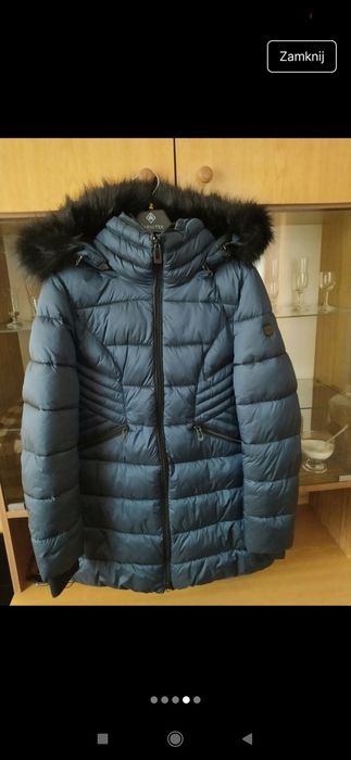 Kurtka zimowa granat ciemnoniebieski navy