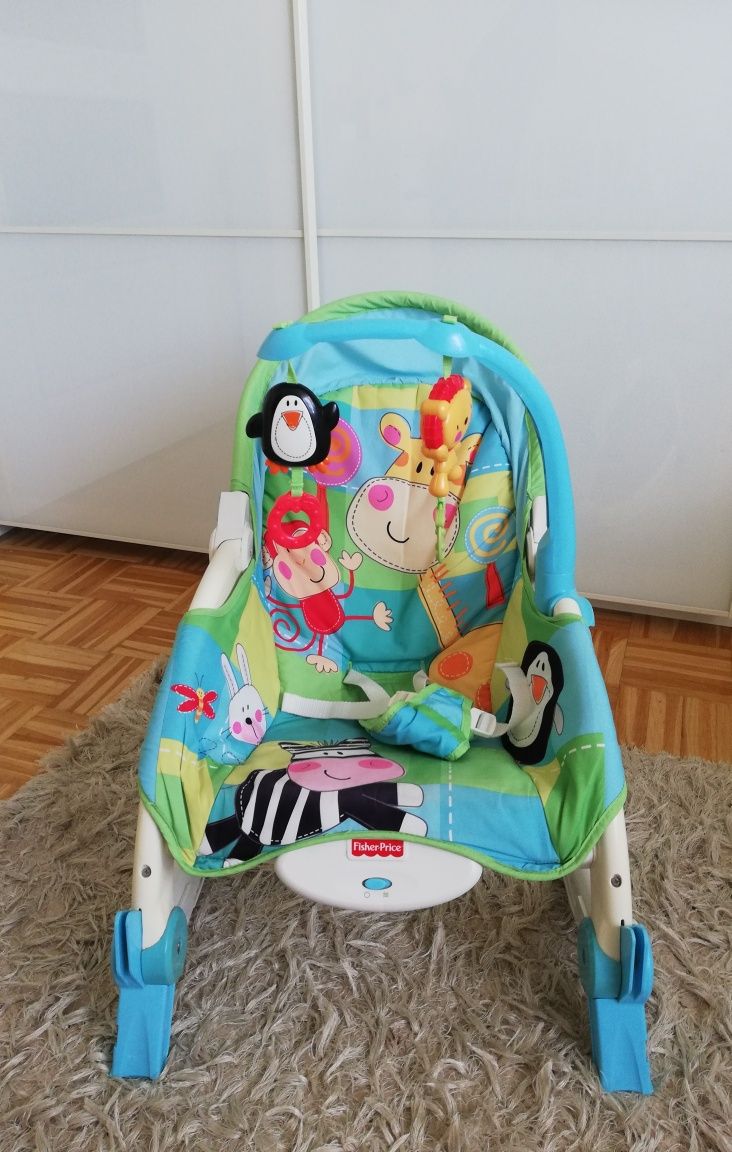 Leżaczek bujaczek Fisher Price X6144 + oryginalne pudełko