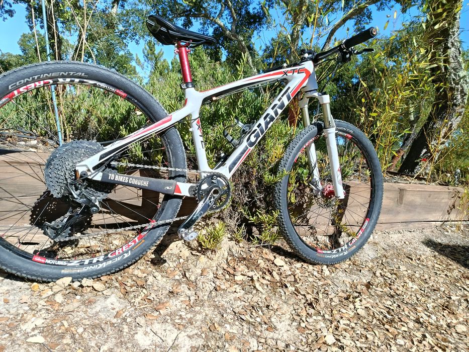 Giant xtc 26 - quadro + suspensão + rodas