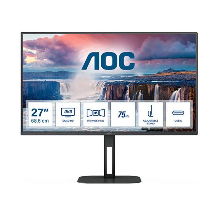 Monitor AOC Q27V5C/BK 27” Quad HD