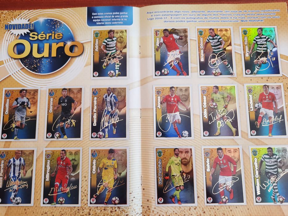 Caderneta cromos futebol 16/17