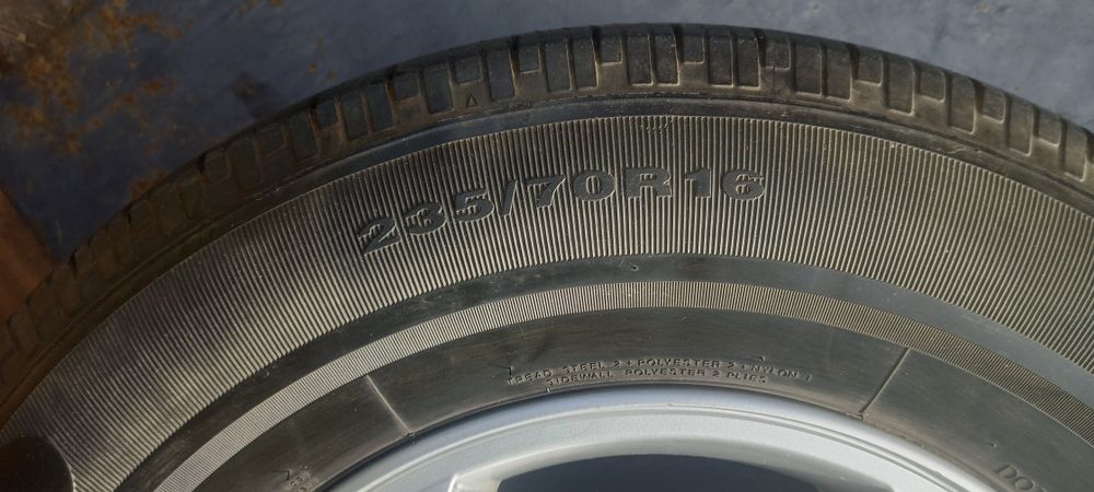 Колёса в сборе на hyundai santa fe