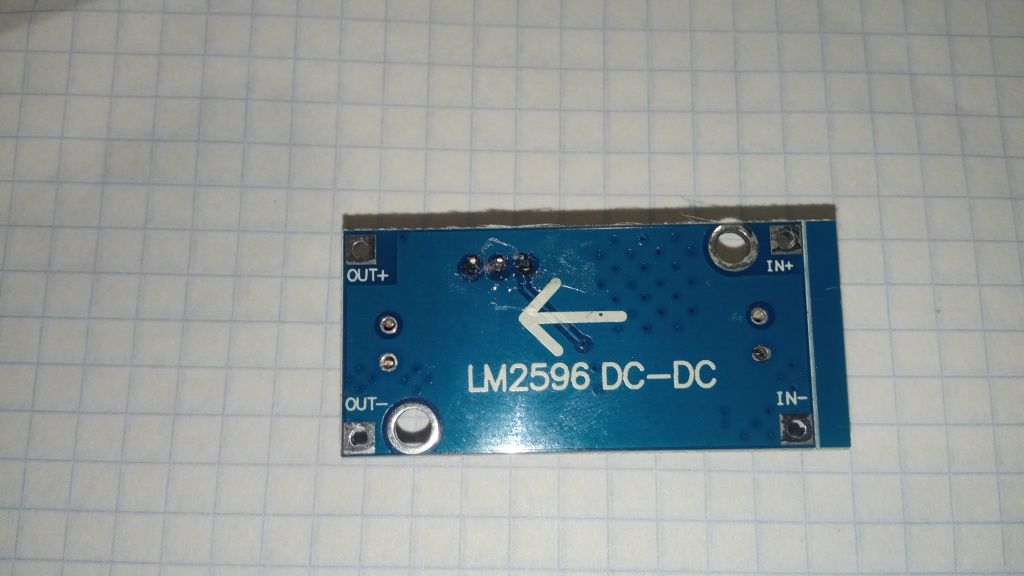 Понижаючий перетворювач напруги DC-DC LM2596