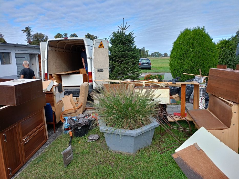 Wywóz, utylizacja, Opróżnianie, porządki, kontener