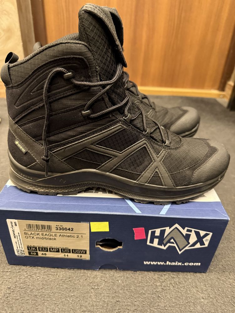 Трекинговые ботинки HAIX black eagle Athletic 2.1 GTX mid/black