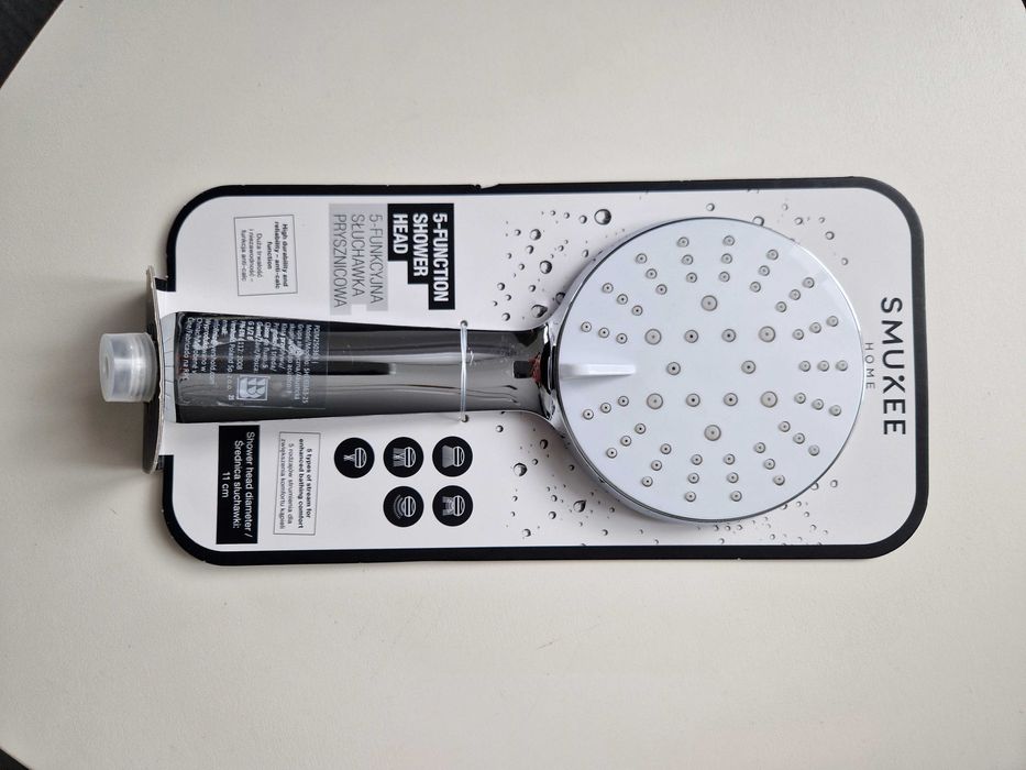 Nowa słuchawka prysznicowa