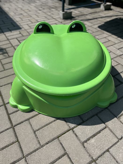 Piaskownica ogrodowa dla dzieci basen zamykany żaba Paradiso