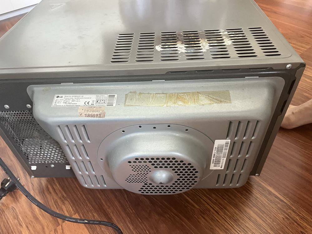 Micro-ondas LG Smart Inverter – NÃO aquece (com defeito)