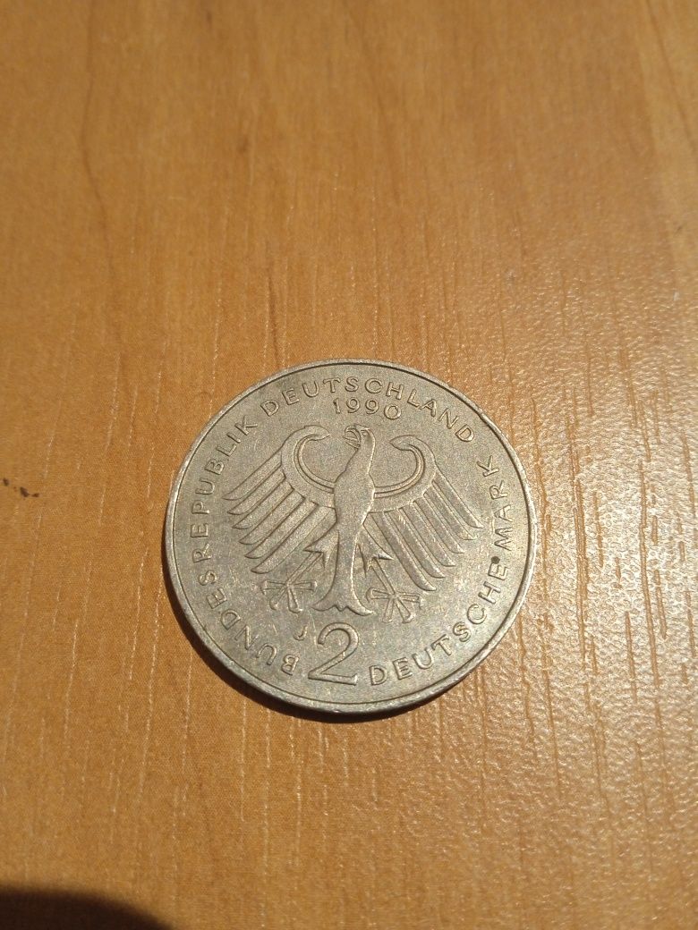 2 marki niemieckie RFN 1990
