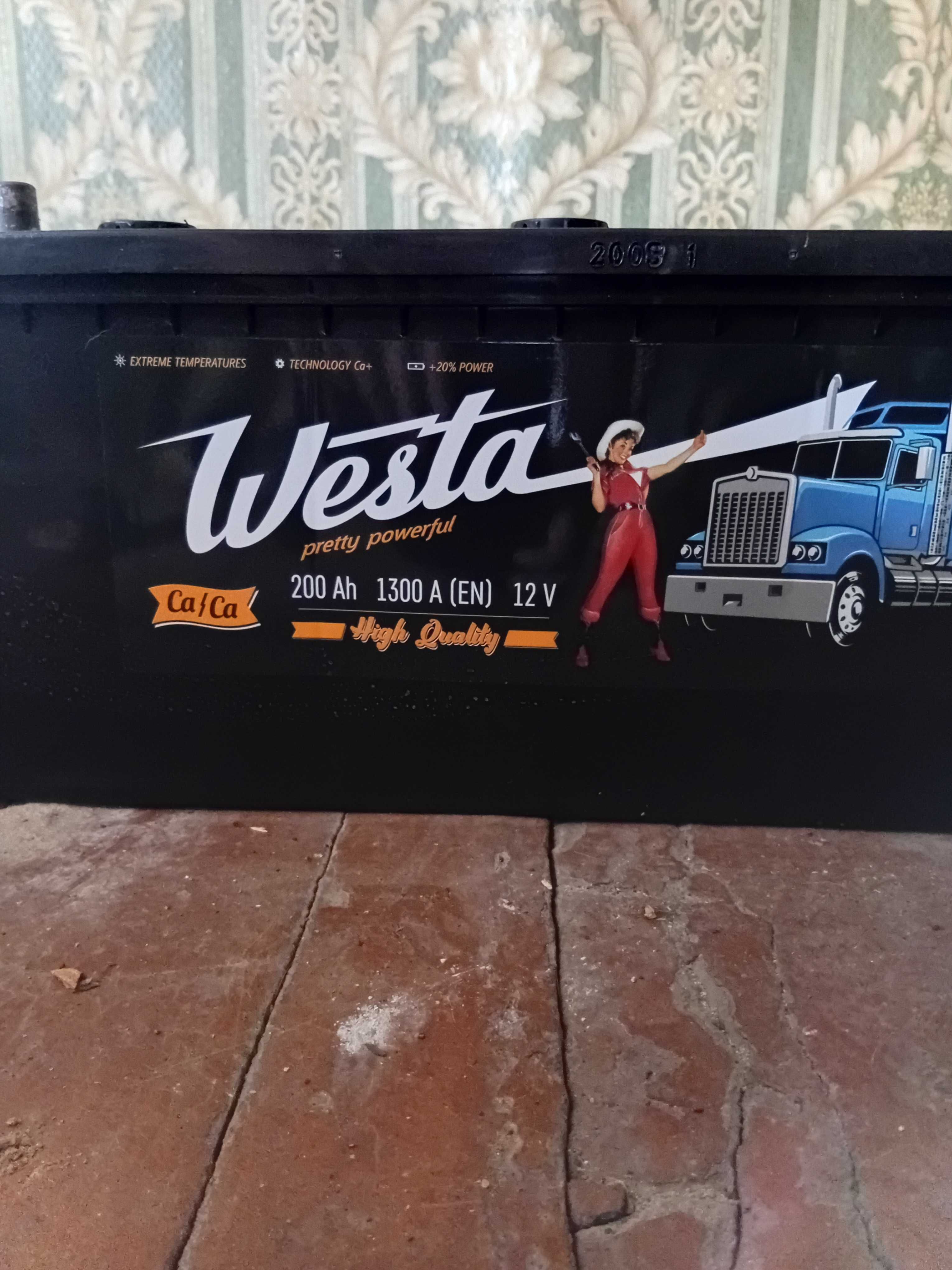 Продам аккумуляторы WESTA Pretty Powerful 6CT-200Ah