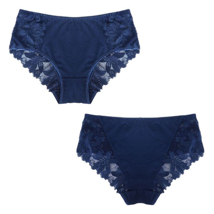 Majtki damskie duże rozmiary 1 szt. granatowy XXXL