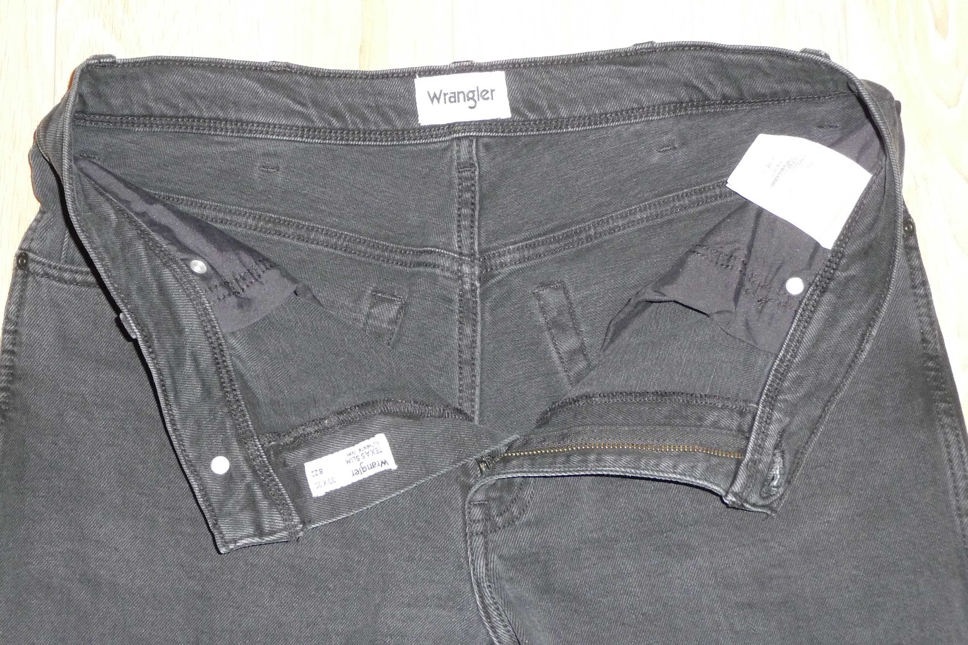 Spodnie męskie jeans WRANGLER TEXAS SLIM 822 - rozmiar W33 L30