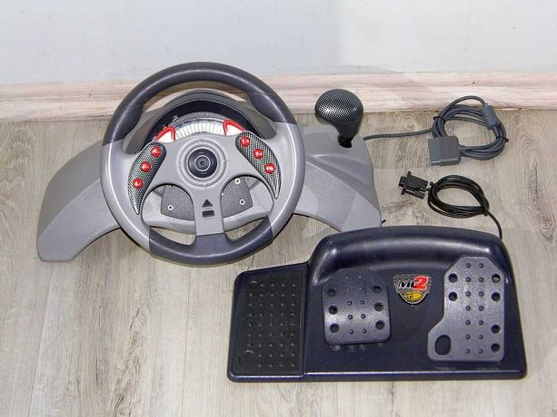 Kierownica Mad Catz Racing 2 na konsole PlayStation 1 oraz 2