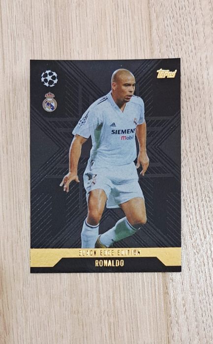 Karty piłkarskie 14 szt w tym Black Edge Edition Ronaldo