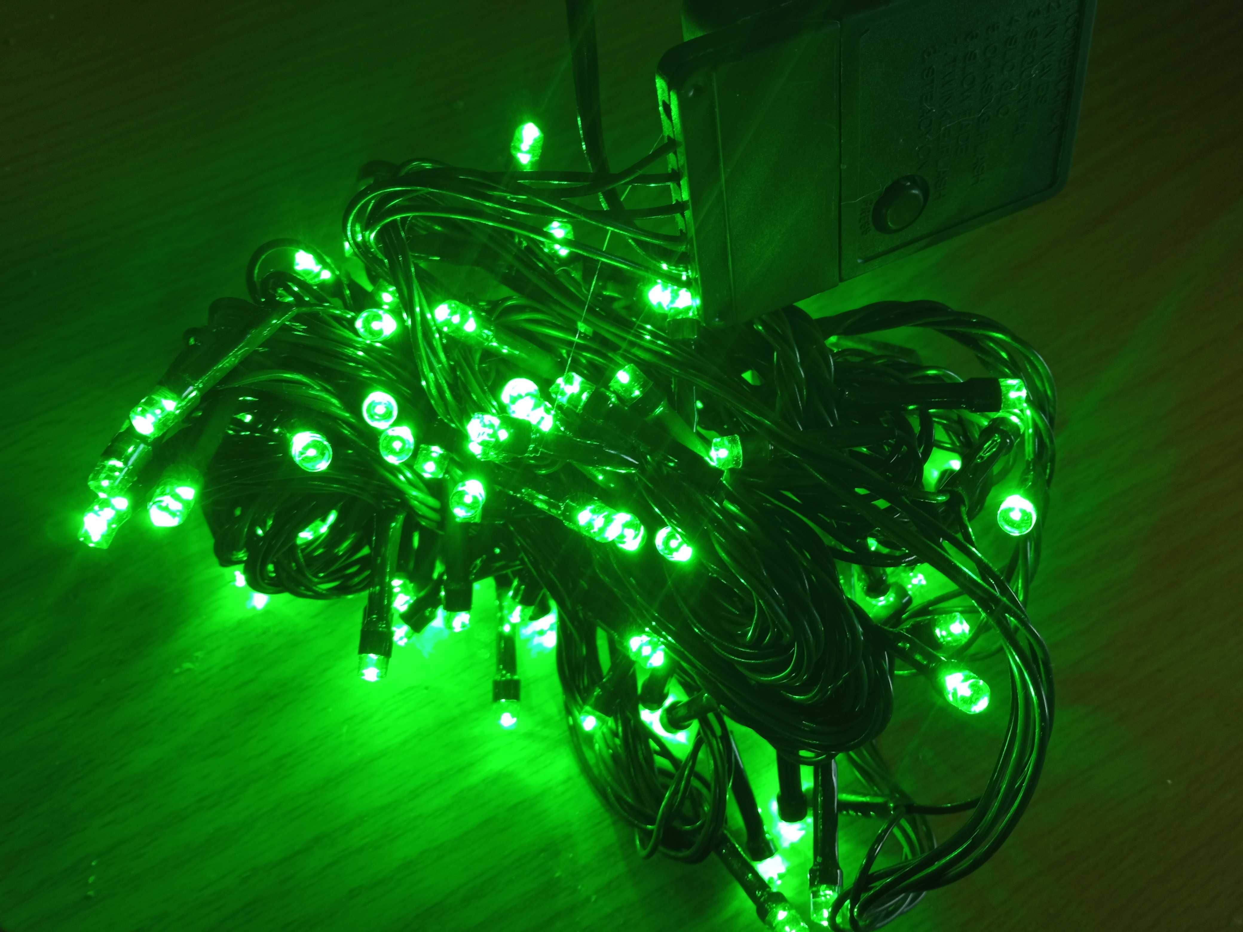 lampki led zielone