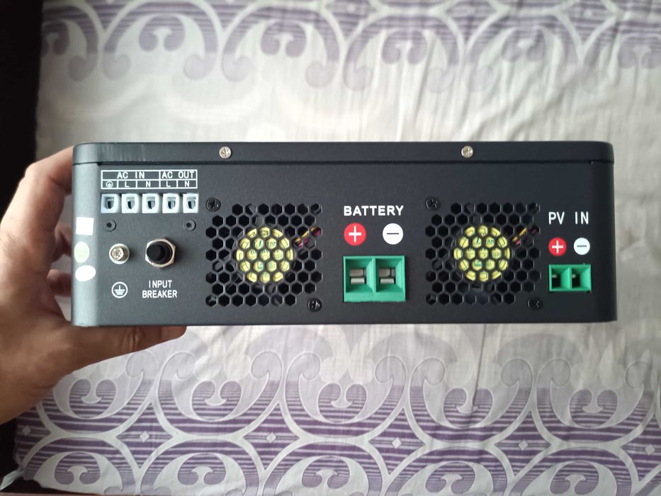 Гібридний сонячний Інвертор чистий синус Easun 24в 48в 220в 3-6кВт