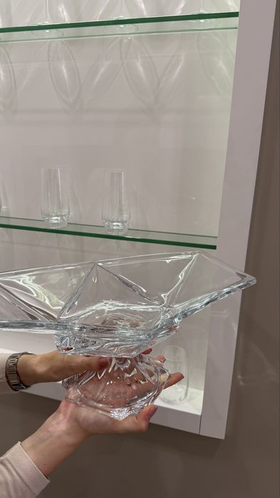 Фруктовниця скляна bohemia