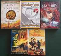 5x książki fantasy grube tomiska głównie przez autorki napisane tanio
