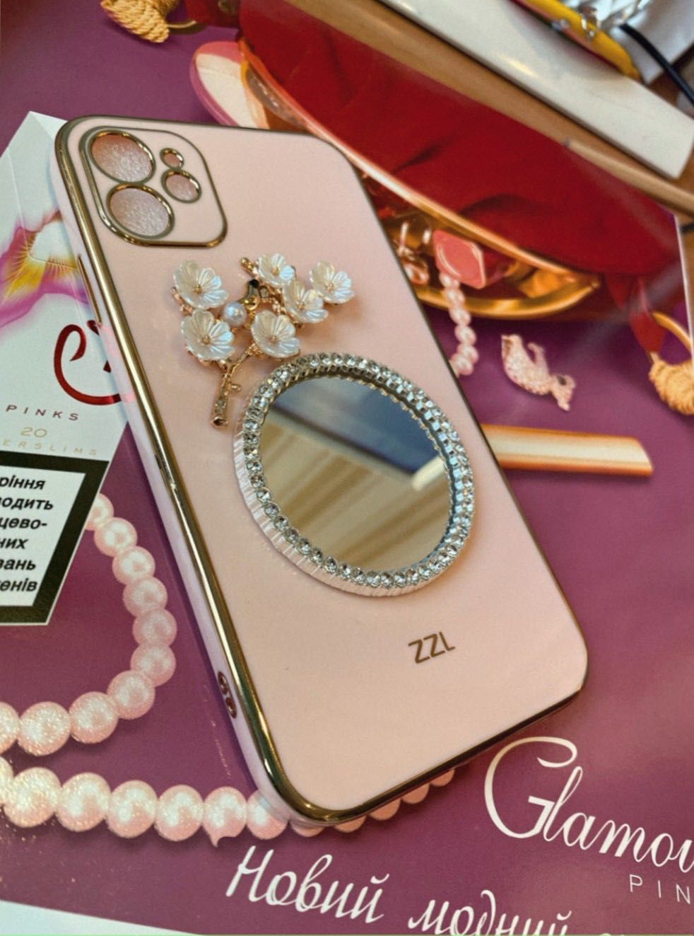 красивый чехол пудровый на айфон 11 Apple iPhone GB64 посылкой
